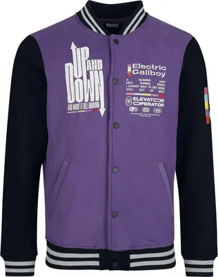 Produktbild von Electric Callboy Collegejacke Herren Up and Down Varsity Jacket multicolor L