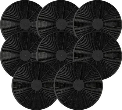 Produktbild von vhbw 8x Aktivkohlefilter Ersatz für Sogedis 35419, 35973 für Dunstabzugshaube - 17,5 cm