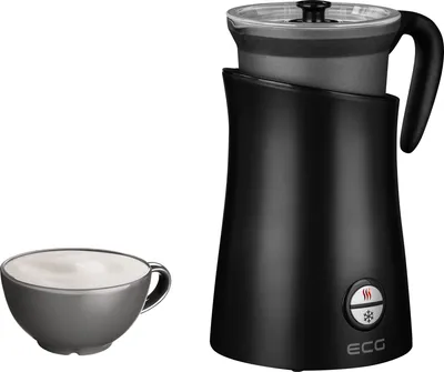 Produktbild von ECG NM 2255 Latte Art Black | Milchaufschäumer | Latte | Cappuccino | Frappé | Warmmilch | Milchschaum | Milk Frother |