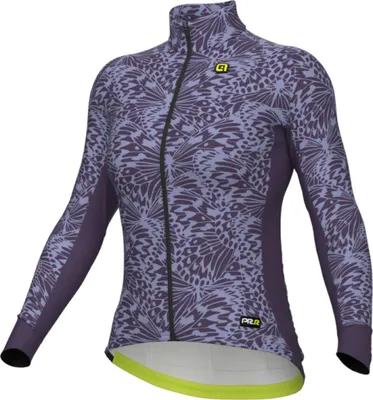 Produktbild von ALÉ Langarm Fahrradtrikot für den Winter - PAPILLON PR-R - Lila XS
