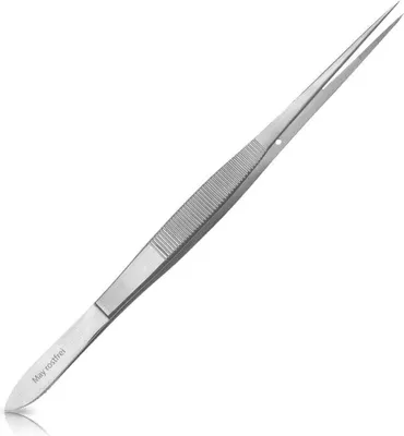 Produktbild von Kochpinzette mit feiner Spitze 20 cm lang Küchenpinzette Grillpinzette