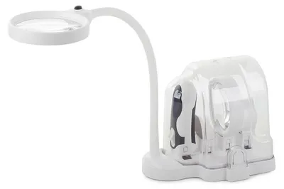 Obrázek produktu pro Verk 09112 LED lupa s vyměnitelnými čočkami 2v1 bílá