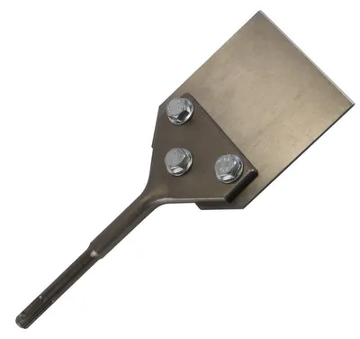 Imagen del producto de Inovra - Broca cincel para cincelar - 250 mm de longitud - 100 mm de ancho - Broca cincel SDS-Plus - Adecuada para martillos percutores - Acero duradero de 65MN - Cincel plano