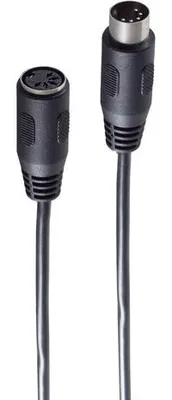 Produktbild von shiverpeaks BS10105, DIN (5-pin), Männlich, DIN (5-pin), Weiblich, 5 m, Schwarz
