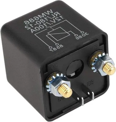 Image de Circuits de démarrage à relais 12 V, 100 A, haute résistance, à 4 bornes
