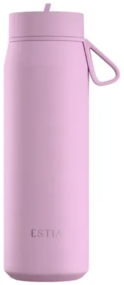Produktbild von ESTIA Isolierbecher Kaffeebecher Thermobecher 500 ml Becher aus Edelstahl rosa