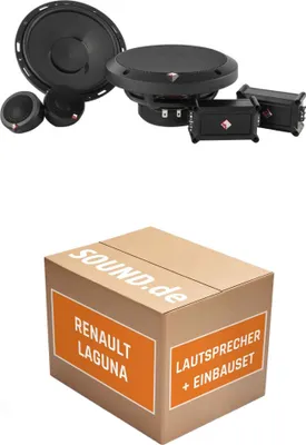 Produktbild von Lautsprecher Boxen Einbaupaket vorne Rockford Fosgate Power P165-SE passend für Renault Laguna I | 2x Tief-Mitteltöner 2x Hochtöner