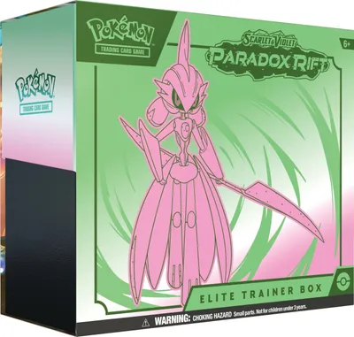 Produktbild von Pokemon Paradox Rift Iron Valiant Elite Trainer Box