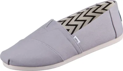 Produktbild von Toms Alpargata Eco Fiber aus recycelter Baumwolle Herren Leinwand Espadrilles in Grau – 9 UK - 43 EU - 10 US / Grey
