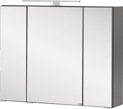 Produktbild von Spiegelschrank Badschrank Spiegel "Kopenhagen I" Grafitgrau