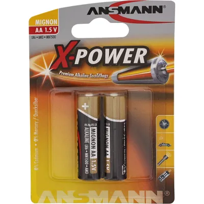 Produktbild von Ansmann 5015613 1x2 Ansmann Alkaline Mignon AA LR 6 X-Power