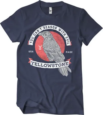 Produktbild von You Can't Reason With Evil T-Shirt - Large - Navy