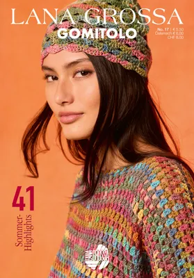 Produktbild von Lana Grossa GOMITOLO Nr. 17 – 41 sommerliche Strickdesigns zum Nachstricken  