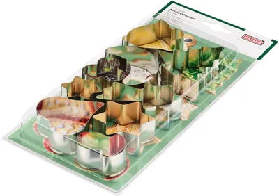 Productafbeelding van Kerstkoekvormen-set, 9 stuks