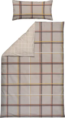 Produktbild von Erwin Müller Wendebettwäsche beige 1x 155x200 cm + 1x 40x80 cm
