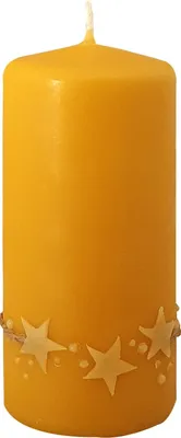 Produktbild von Weihnachtskerze "Pure" Übertaucht mit reinem Bienenwachs 130 x Ø 60 mm