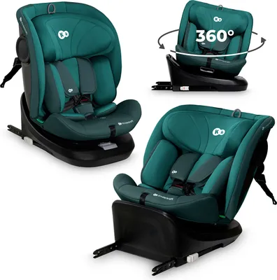 Obrázek produktu pro Kinderkraft I-GROW i-Size - Dětská autosedačka 40-150 cm - 360° - RWF/FWF - H-GUARD - ISOFIX - TOP TETHER - 5bodové pásy - Nastavitelná opěrka hlavy - Modrá