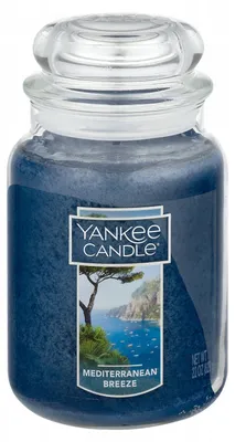 Zdjęcie produktu dla Świeca zapachowa Yankee Candle, duża, "Śródziemnomorski Wietrzyk", waga 623g