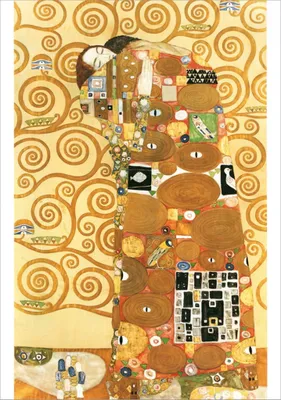 Produktbild von Kunstkarte Gustav Klimt "Die Erfüllung"