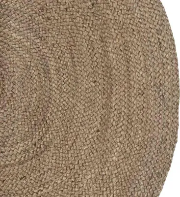 Image de vidaXL Tapis de salon Gris 100 x 152 cm Jute