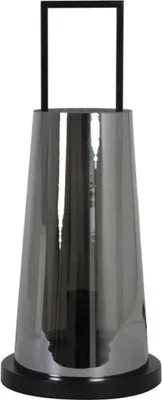 Produktbild von Light & Living - Tischleuchte Amando - Grau/Schwarz - Ø23cm