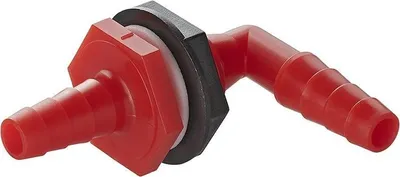 Zdjęcie produktu dla Złącze zbiornika wody ze złączem 90 stopni 1/2" 10x12mm na sztukę