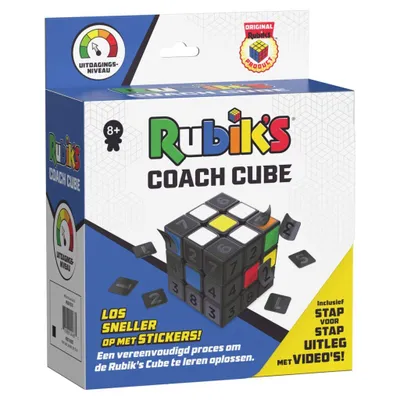 Zdjęcie produktu dla Rubik’s RBK RON 3x3 Coach Cube EDU, Kostka Rubika, 8 lat(a)