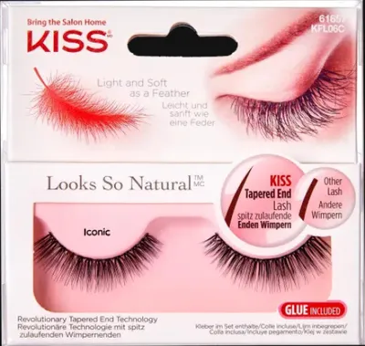 Produktbild von KISS Künstliche Wimpern Looks So Natural Iconic (1 Paar), 2 St