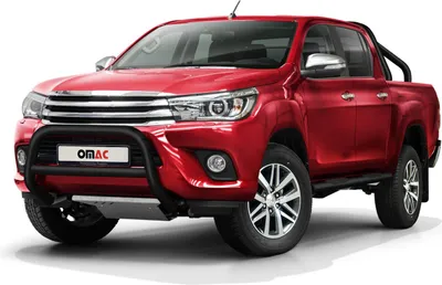 Zdjęcie produktu dla Listwa ochronna przedniego zderzaka do Toyota Hilux 2015-2022 ABE stalowa czarna