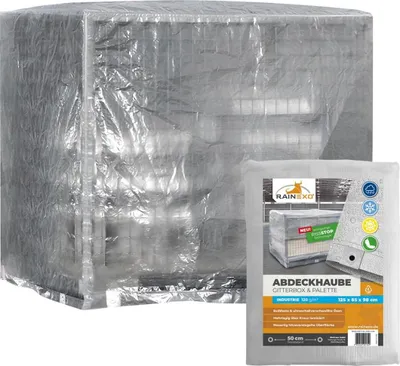 Produktbild von RAINEXO Abdeckhaube für Gitterbox, Transparent
