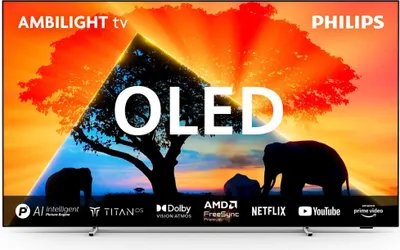 Obrázok produktu pre Philips 48OLED759/12, 121,9 cm (48"), 3840 x 2160 px, LED, Smart TV, Wi-Fi, Chróm