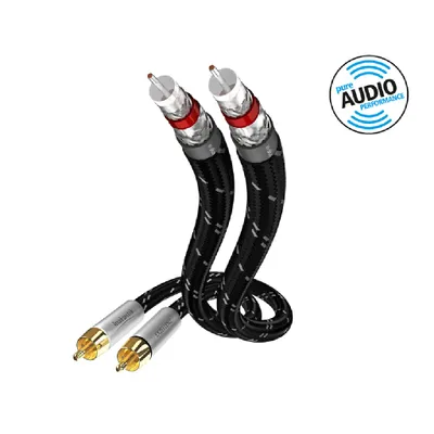 Obrázek produktu pro Inakustik 006041015, 2 x RCA, Samec, 2 x RCA, Samec, 1,5 m, Černá
