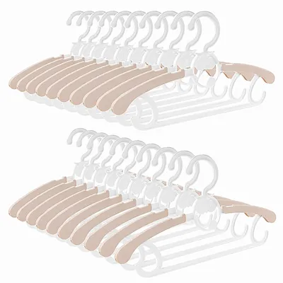 Image de Solidchoice - Lot de 20 cintres pour vêtements de bébé, couleur rose