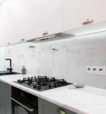 Produktbild von Küchenrückwand selbstklebend helle Betonwand Spritzschutz Folie 120 x 60cm