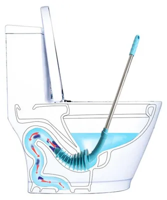 Produktbild von 1 Stück Toilettenreinigungsbürste Toilettenreiniger – blau