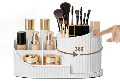 Obrázek produktu pro Organizér na make-up, otočný o 360°, pro kosmetiku