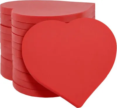 Immagine prodotto di CombiCraft Monete di plastica vergini Cuore Rosso - 100 pezzi