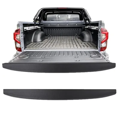 Image de Cache pour hayon, finition noir mat, compatible avec le Nissan Navara NP300 de 2021 à 2023, protection pour hayon