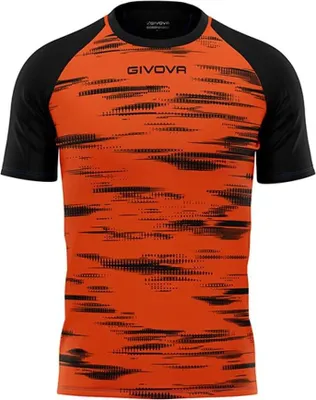 Produktbild von Sport-T-Shirt Givova Pixel Orange-schwarz Orange - XXL