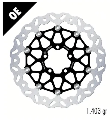 Productafbeelding van Remmenschijf Galfer DF211JCW WAVE® FLOATECH, wegversie, zwevend, voor, 330x5mm