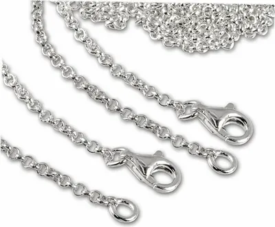 Produktbild von SilberDream Charmskette 2x 60cm 925 Sterling Silber Charms Halsschmuck FC00296-2