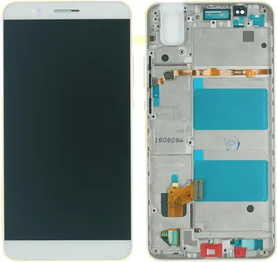 Produktbild von Display mit Rahmen für Huawei Shot X Farbe: Weiß Displayglas Touchscreen Bildschirm