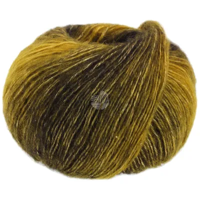 A ball of yarn on a white background.