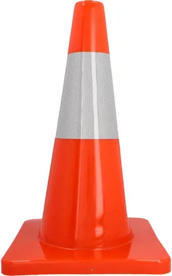 Produktbild von Leitkegel Verkehrskegel CARTREND 45cm Orange mit Reflektorstreifen stapelbar