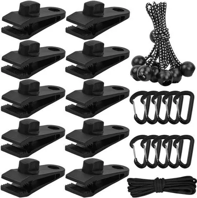 Productafbeelding van Campingclips en Touwen voor Tenten en Outdoor Activiteiten