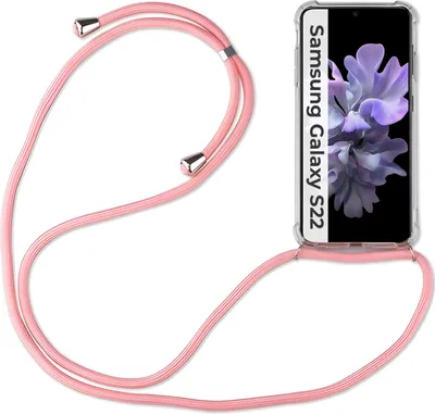 Produktbild von Handykette für Samsung S21 S22 S23 S24 FE Plus Ultra Handyhülle mit Band Hülle Galaxy S22 Rosa