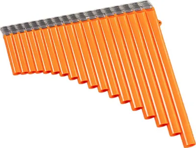 Produktbild von Panflöte mit 18 Pfeifen, Musikinstrument & Tasche für Anfänger und Schüler, Geschenkidee für angehende Musiker