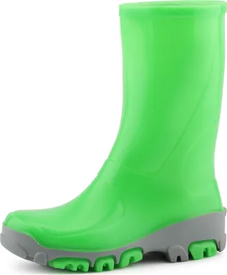 Produktbild von Ladeheid Kinder Mädchen Jungen Gummistiefel Regenschuhe LARB015 (Neongrün, 23)