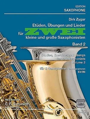 Produktbild von Etüden, Übungen und Lieder Band 2für 2 Saxophone (Eb/Bb)