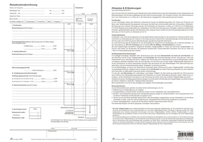 Produktbild von RNK Verlag 3151 Reisekostenabrechnung - Block, 30 Blatt, DIN A4